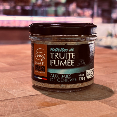 RILLETTES DE TRUITE FUMEE - 100G - Boucherie Sologne Frais