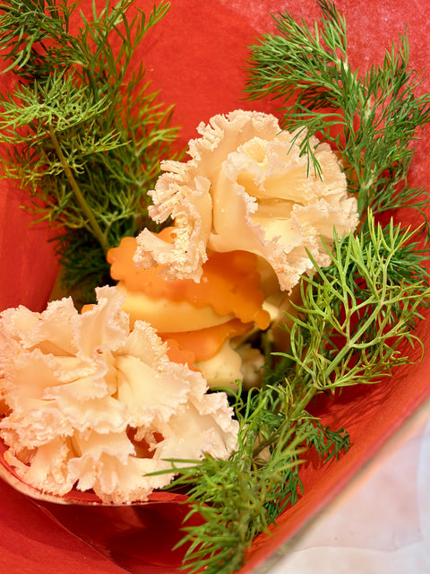 BOUQUET DE FLEURS DE FROMAGE SPECIAL SAINT VALENTIN