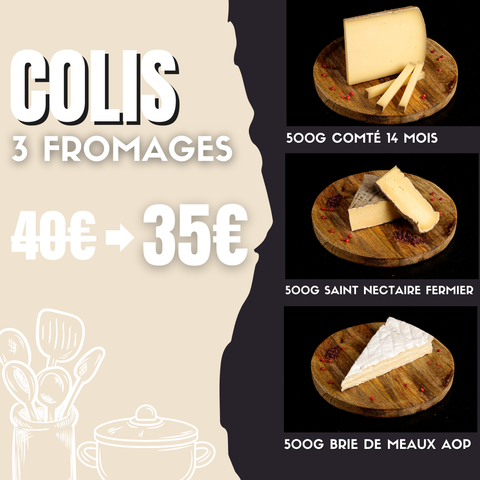 COLIS 3 FROMAGES - Boucherie Sologne Frais