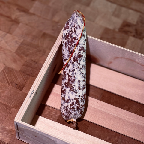 SAUCISSON AU PORC ET AU CANARD - 180g - Boucherie Sologne Frais