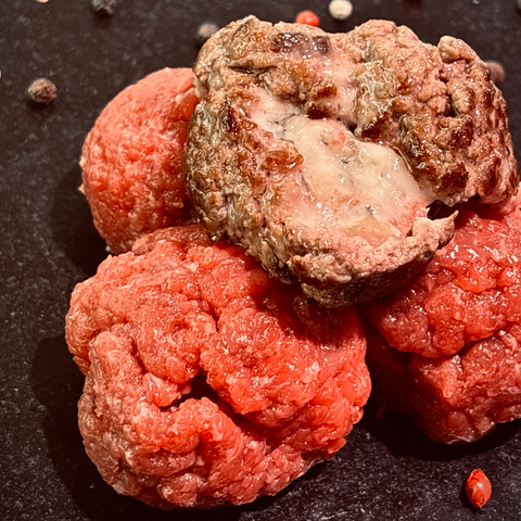 BOULETTES DE BOEUF AU GORGONZOLA - 160G - Boucherie Sologne Frais