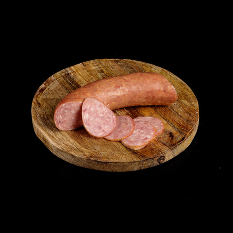 SAUCISSON A L'AIL FUME - 240g - Boucherie Sologne Frais